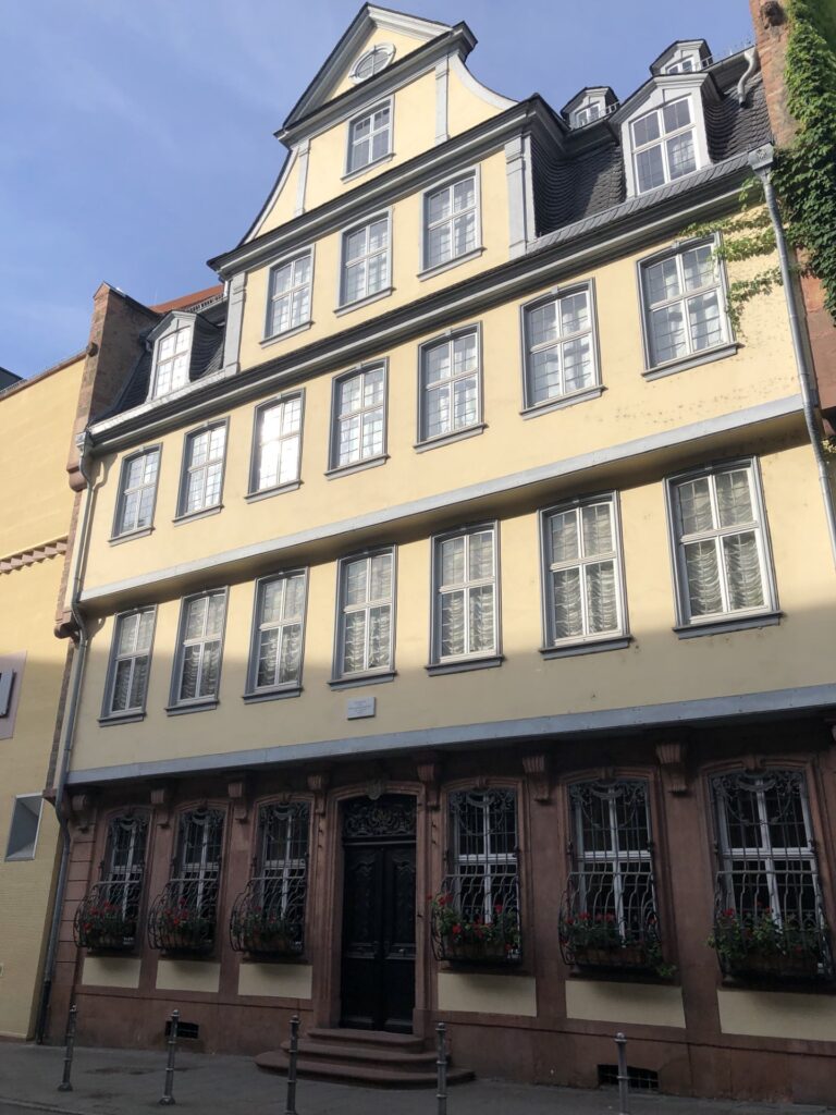 Qué visitar en Frankfurt - Casa de Goethe
